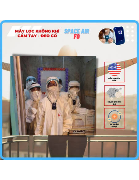 Máy lọc không khí cầm tay Space Air F0 - Máy lọc Không khí Tiêu chuẩn USA