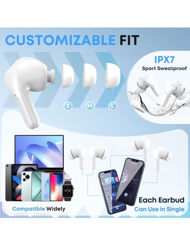 Wireless Earbuds, Bluetooth 5.4...