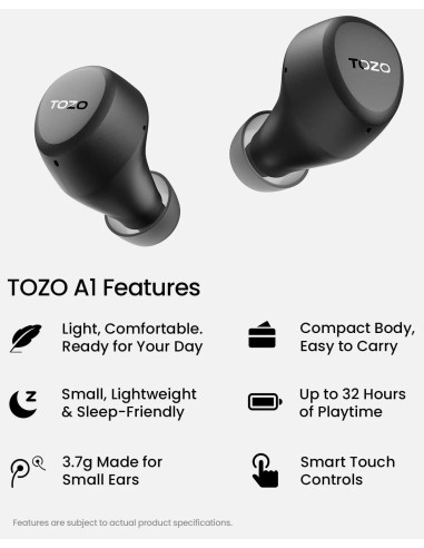 Tai nghe TOZO A1 Mini Bluetooth 5.3...