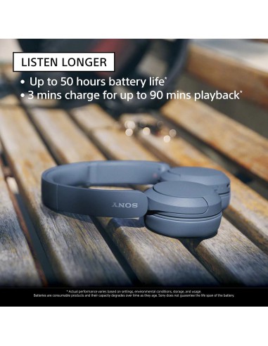 Sony WH-CH520 Bluetooth màu xanh –...