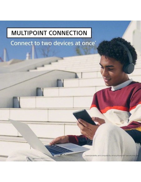 Tai nghe Sony WH-CH520 Bluetooth không dây On-Ear màu hồng, pin 50 giờ