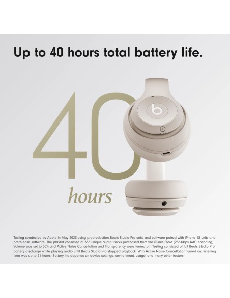 Beats Studio Pro Premium Wireless Noise Cancelling Over-Ear Headphones - Sandstone