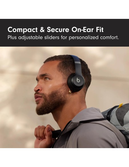 Beats Solo 4 Matte Black – Tai nghe Bluetooth on-ear pin 50 giờ