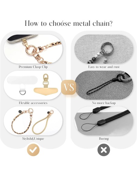 Fancy Cell Phone Wrist Strap Dây Đeo Điện Thoại Mạ Vàng Đính Đá Rhinestone