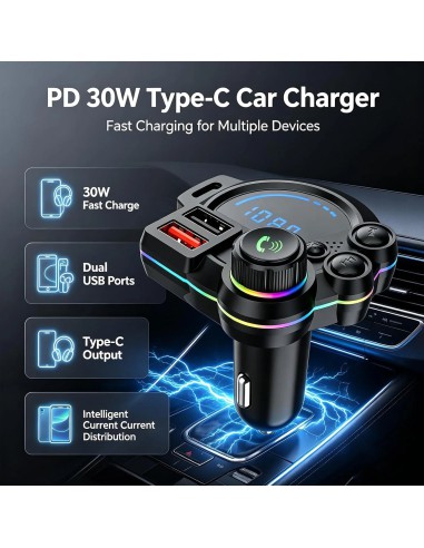Astrum FM430 Sạc Ô Tô PD30W Bluetooth...