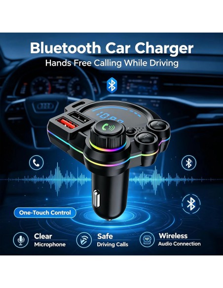 Astrum FM430 Sạc Ô Tô PD30W Bluetooth 5.3, FM Transmitter