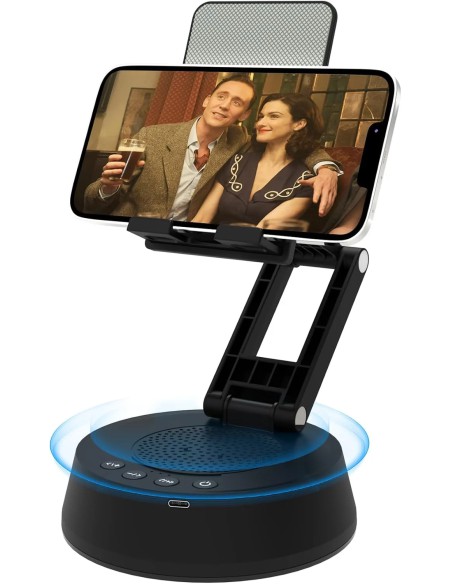 Giá Đỡ Điện Thoại Kèm Loa Bluetooth 5.3 2 Trong 1, Gập Gọn