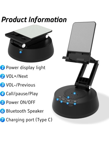 Giá Đỡ Điện Thoại Kèm Loa Bluetooth...