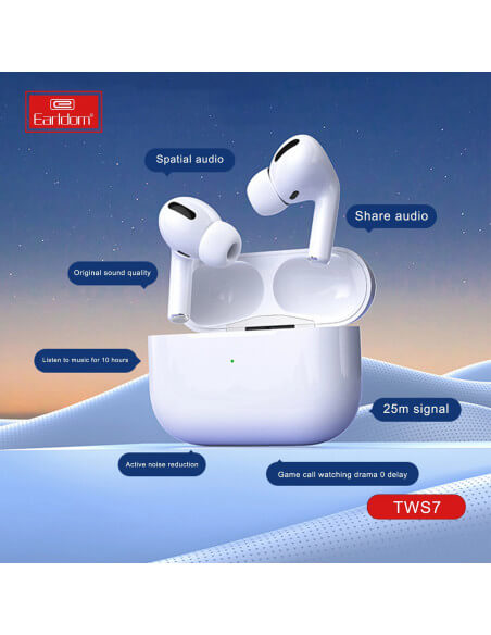 Tai nghe True Wireless Bluetooth Earldom TWS7
