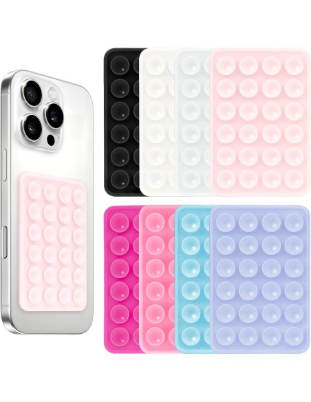 Giumel 8PCS Giá Đỡ Điện Thoại Hút Chân Không Silicone Rảnh Tay