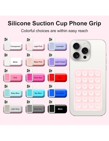 Giumel 8PCS Silicone Suction Phone...