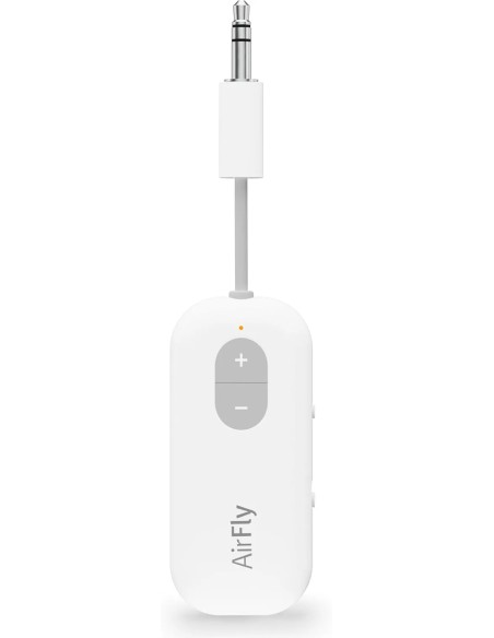 Twelve South AirFly SE Bluetooth Audio Transmitter, 3.5mm, White