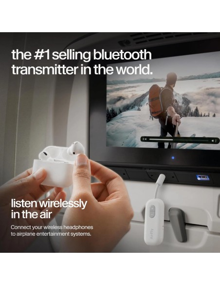 Twelve South AirFly SE Bộ Phát Âm Thanh Bluetooth 3.5mm Màu Trắng