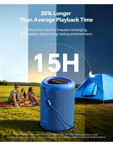 Portable Bluetooth Speaker 15W with...