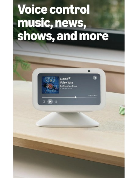 Amazon Echo Show 5 thế hệ mới, màn hình thông minh Alexa, bass sâu hơn, Charcoal