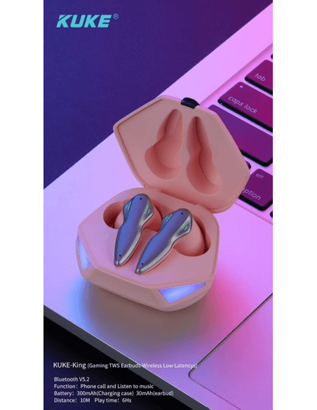 Tai Nghe Bluetooth 2 Tai KUKE – King
