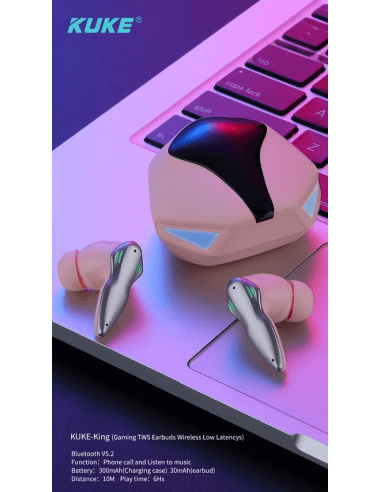 Tai Nghe Bluetooth 2 Tai KUKE – King