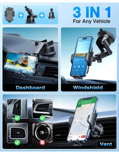 VANMASS B08DKHHTFX Car Phone Holder,...
