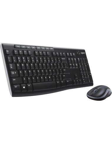 Logitech MK270 Full-Size Wireless Keyboard and Mouse Combo, Black