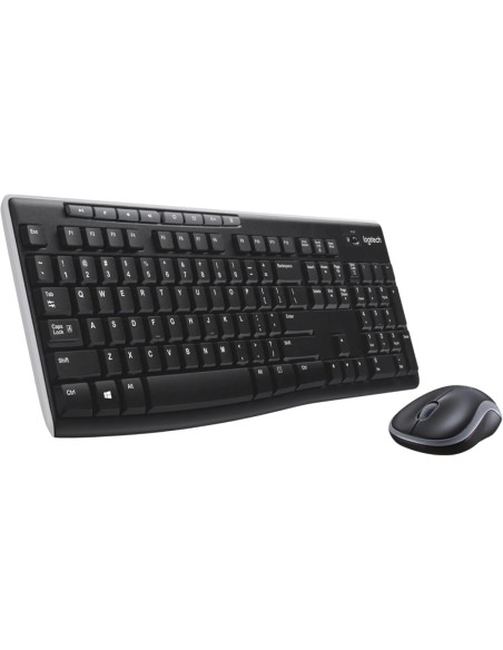 Logitech MK270 Full-Size Wireless Keyboard and Mouse Combo, Black