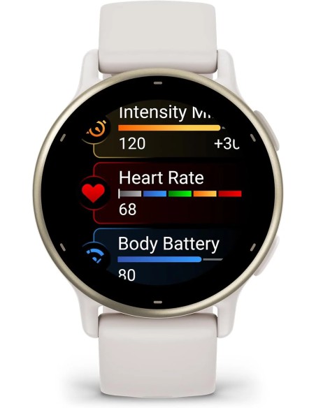Garmin vívoactive 5 42mm Ivory – Đồng hồ GPS sức khỏe & thể thao AMOLED