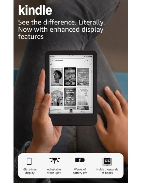 Amazon Kindle 16GB 2024 Black – 6-Inch Glare-Free Display