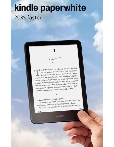 Amazon Kindle Paperwhite 16GB 2024 7-inch Glare-Free Display Black