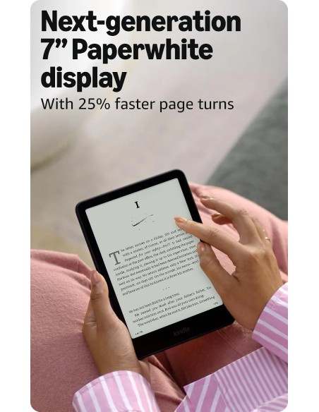 Amazon Kindle Paperwhite 16GB 2024 màn hình 7 inch chống chói màu đen