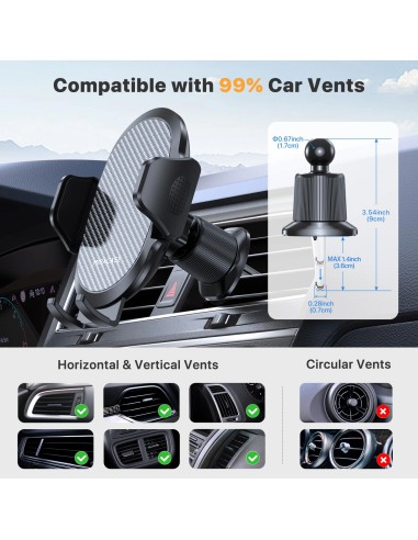 Miracase Car Phone Holder with Metal...
