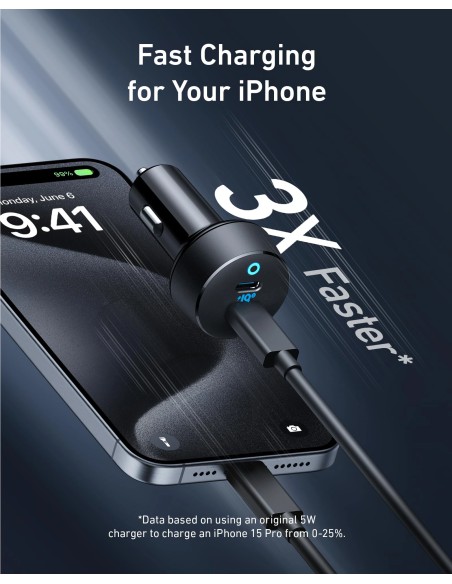 Anker 40W PowerDrive III Duo 2-Port USB-C Car Charger PowerIQ 3.0