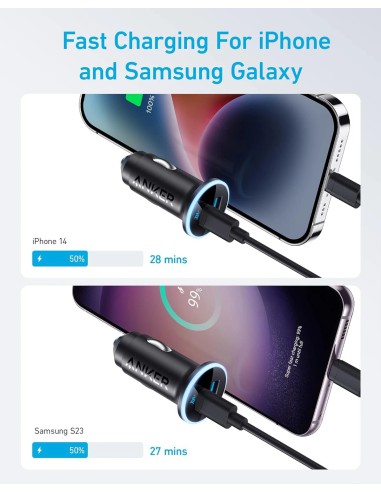 Anker 323 Sạc Ô Tô USB-C 52.5W,...