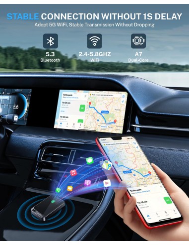 Wireless CarPlay Adapter for Apple...
