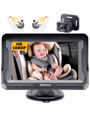 DoHonest Baby Car Camera HD 1080P Rear-Facing Baby Monitor