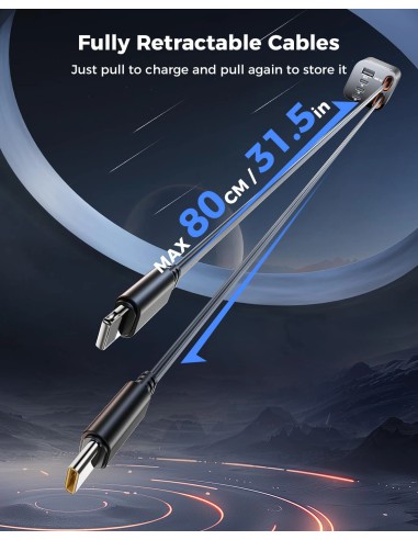 SUPERONE 99W Sạc Ô Tô 6 Trong 1, 2...