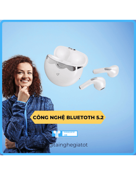 Tai nghe Bluetooth 2 tai KUKE Angel Wings