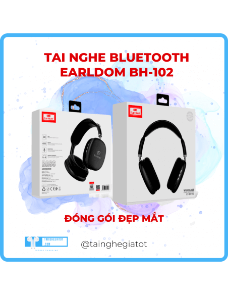 Tai Nghe Chụp Bluetooth Earldom BH – 102
