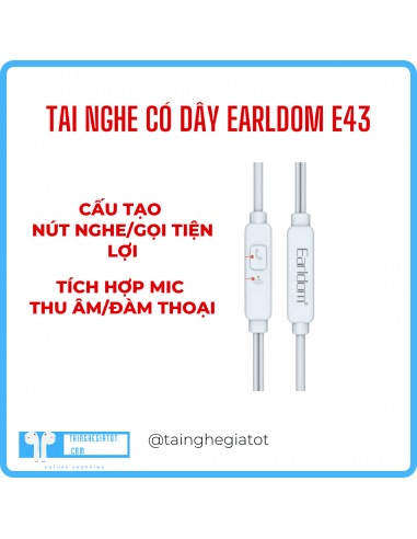 Tai Nghe Có Dây Earldom E43