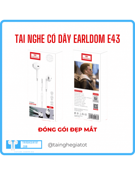 Tai Nghe Có Dây Earldom E43