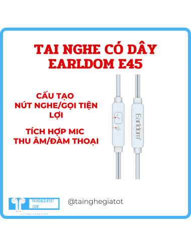 Tai Nghe Có Dây Earldom E45