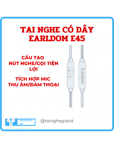 Tai Nghe Có Dây Earldom E45