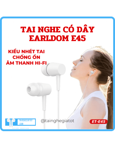 Tai Nghe Có Dây Earldom E45