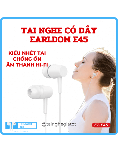 Tai Nghe Có Dây Earldom E45