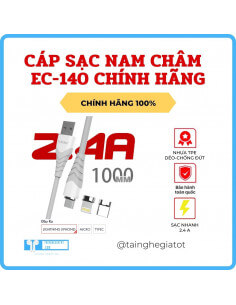 Cáp Sạc Nam Châm 1M EC-140...